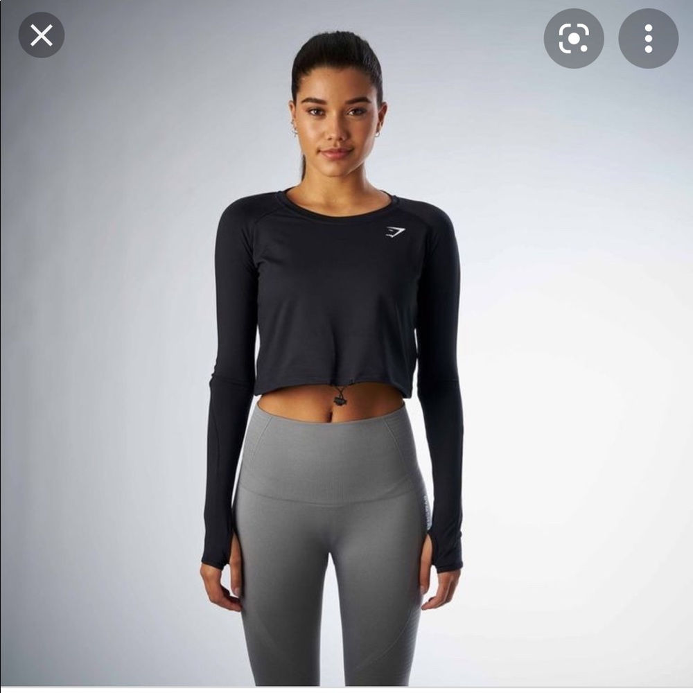 Gymshark Draw String Crop Top